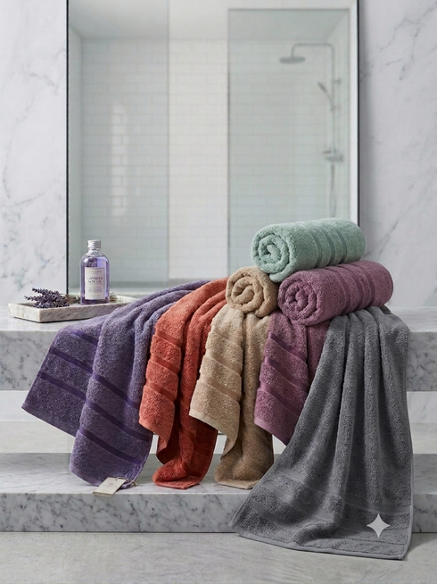 Luxury Asorti 6lı Banyo Havlu Seti | 100X150 CM