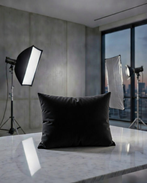 İz Studio Dynamic Siyah Yastık | 800 GR Nano Silikon Dolgu | AntiStress | Progressive Pillows