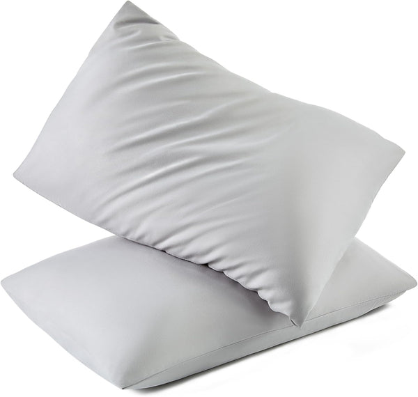 Gri Pamuklu Bebek Yastık Kılıfı Seti