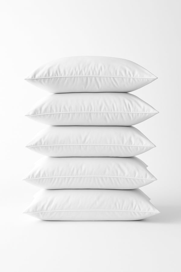 5 Adet Nonwonen Yastık Seti | Uyku Yastığı | Orijinal Silikon Dolgu | Vakum Press | 50x70 cm | 700G