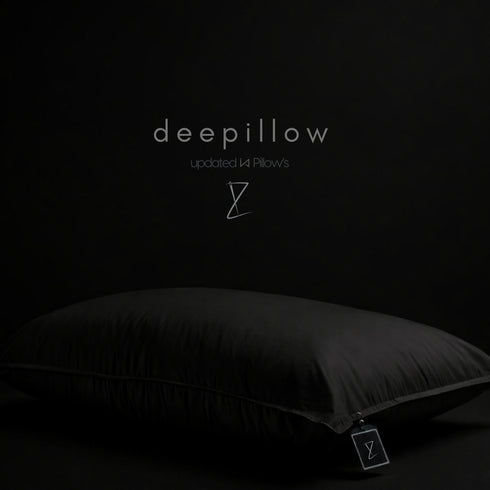 Deepillow Siyah Hipoalerjenik Evo Yastık | Nanogel Destekli | Yıkanabilir | 875 GR | Uyku Yastığı