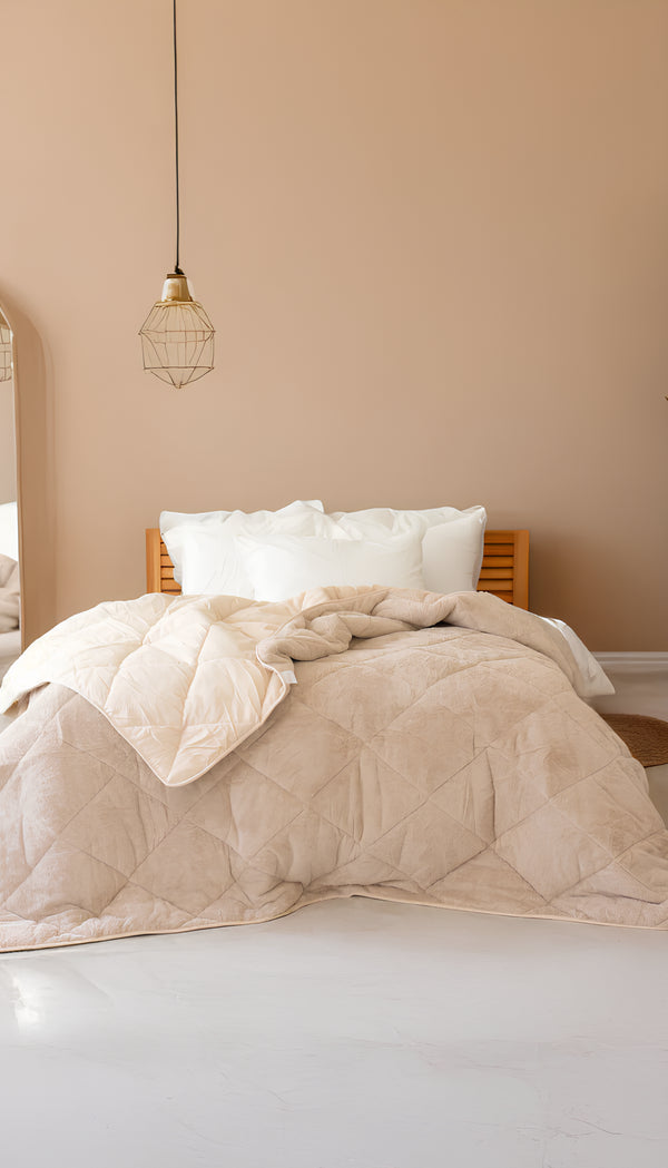 Wellsoft Peluş Yorgan Silikon Dolgulu