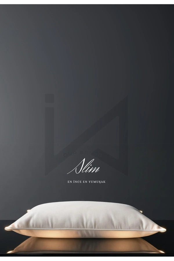 Premium Slim Yastık Ince Form Yıkanabilir %100 Hcs Silikon Dolgu 50x70 - 600gr