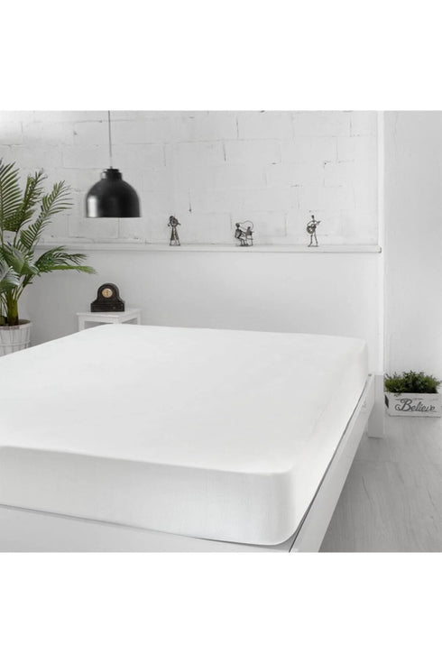 Fitted Tek Kişilik Sıvı Geçirmez Yatak Alezi Koruyucu 90x200