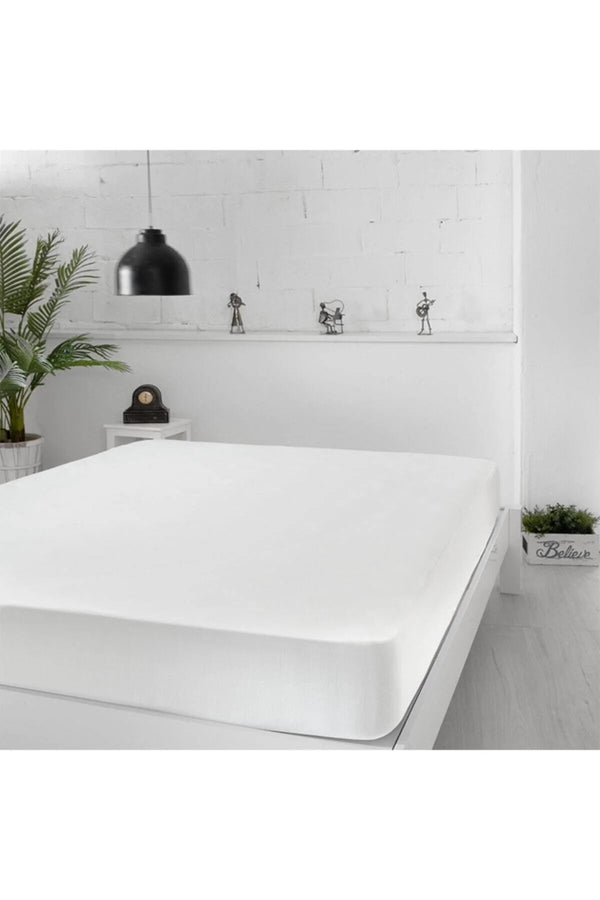 Fitted Tek Kişilik Sıvı Geçirmez Yatak Alezi Koruyucu 90x200
