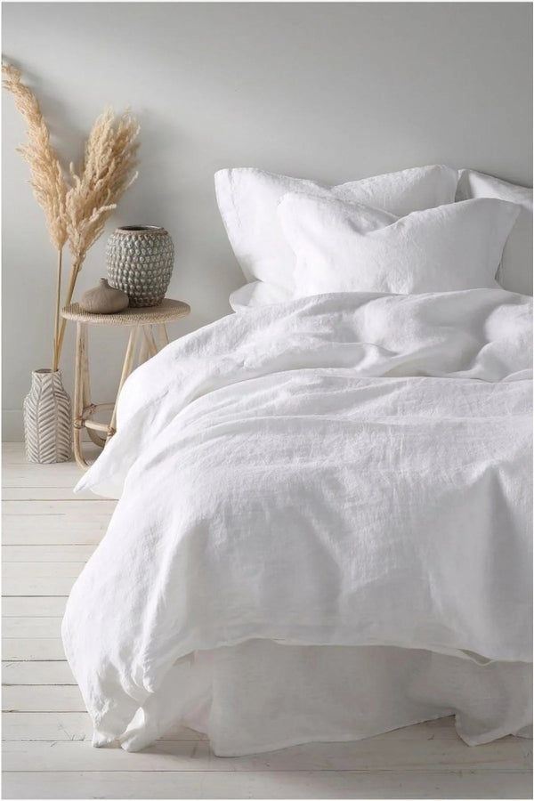 Iz Premium Salash Beyaz Tek Kişilik Pamuklu Nevresim Takımı 160x220 - Premium Quality Duvet Cover