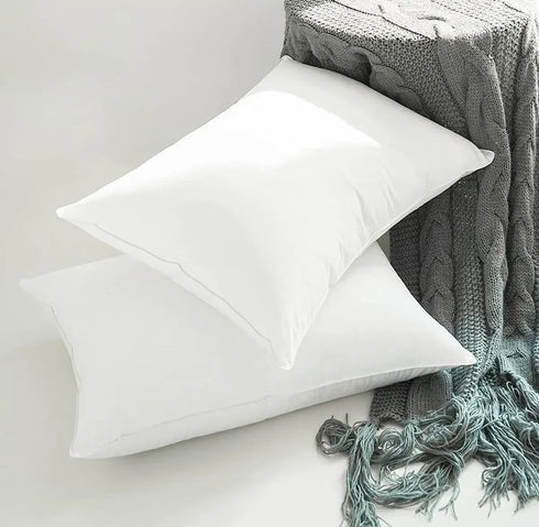 2 Adet Nonwonen Kumaş Silikon Yastık 50x70 Saf Silikon Dolgulu Yüksek Kalite Uyku Yastığı