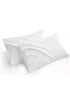 Iz Premium 2li Set Beyaz Bebek Yastık Kılıfı 35x45 %100 Pamuklu Kapaklı - Baby Pillow Cover