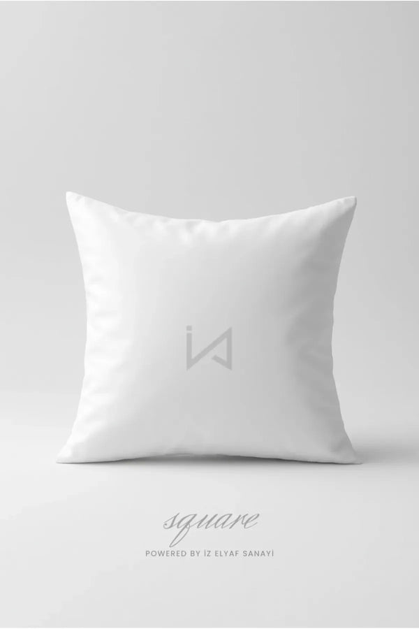 Premium Kare Kırlent Iç Yastığı | Antibakteriyel | %100 Silikon Dolgu | Ölçü Seçenekli