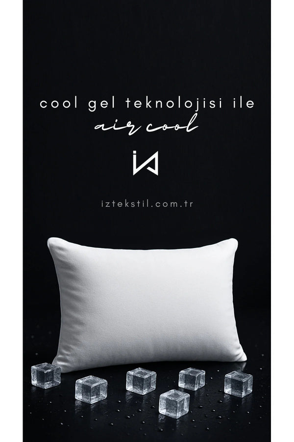 Air Cool Serin Etkili Soğutucu Jel Yastık | Visco Hafızalı Sünger | Cool Gel Teknolojisi | Ortopedik