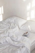 Iz Premium Salash Beyaz Tek Kişilik Pamuklu Nevresim Takımı 160x220 - Premium Quality Duvet Cover