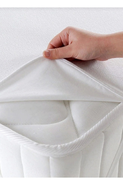 Eco Pro Su Sıvı Geçirmez Yatak Alezi Micro Fiber 4 Köşe Lastikli Yatak Koruyucu 4 Mevsim