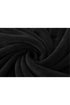 Siyah Spor Havlusu 50x90 El ve Yüz Havlusu %100 Pamuklu Micro Cotton BLCK V2 Gece Siyahı