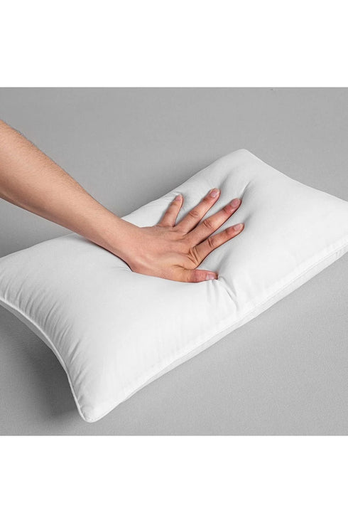 2 Adet Pamuklu Bebek Yastığı %100 Silikon Dolgulu 35x45 250gr - Premium Quality Baby Pillow