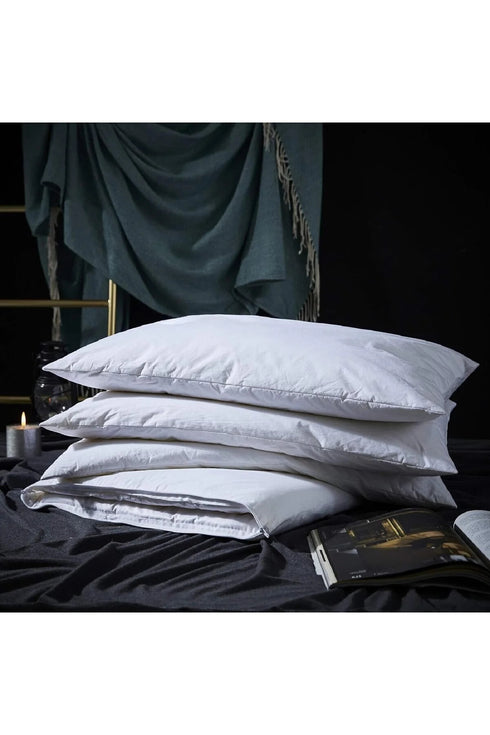 İz Premium 3 Adet Ultra Slim Yastık En İnce Form %100 HCS Silikon Dolgu Micro Saten Yumuşak 500Gr