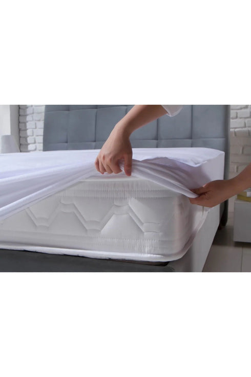 Fitted Tek Kişilik Sıvı Geçirmez Yatak Alezi Koruyucu 90x200