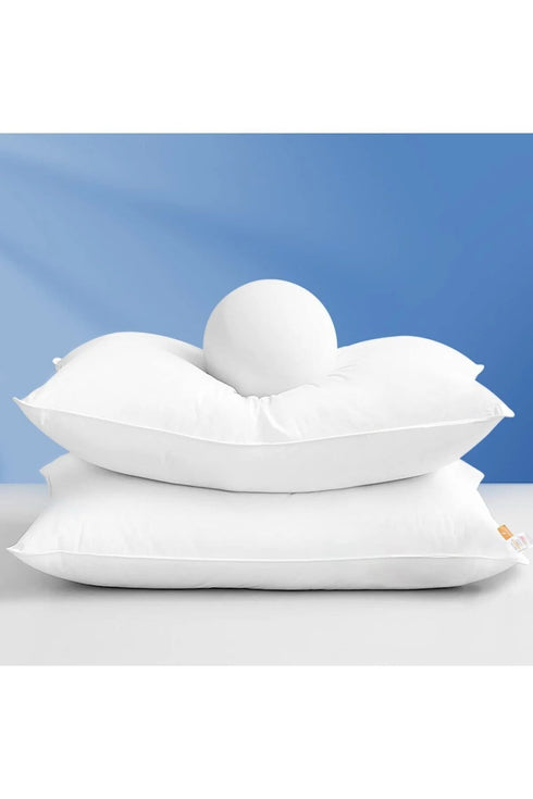 2 Adet Pamuklu Bebek Yastığı %100 Silikon Dolgulu 35x45 250gr - Premium Quality Baby Pillow