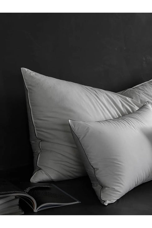 2 Adet İz Premium XXL Yastık Ultra Dolgun Form Orta Sert %100 HCS Silikon Micro Fiber Kumaş 1000Gr
