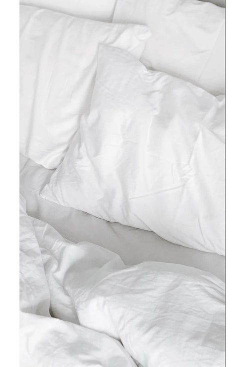 Iz Premium Salash Beyaz Tek Kişilik Pamuklu Nevresim Takımı 160x220 - Premium Quality Duvet Cover