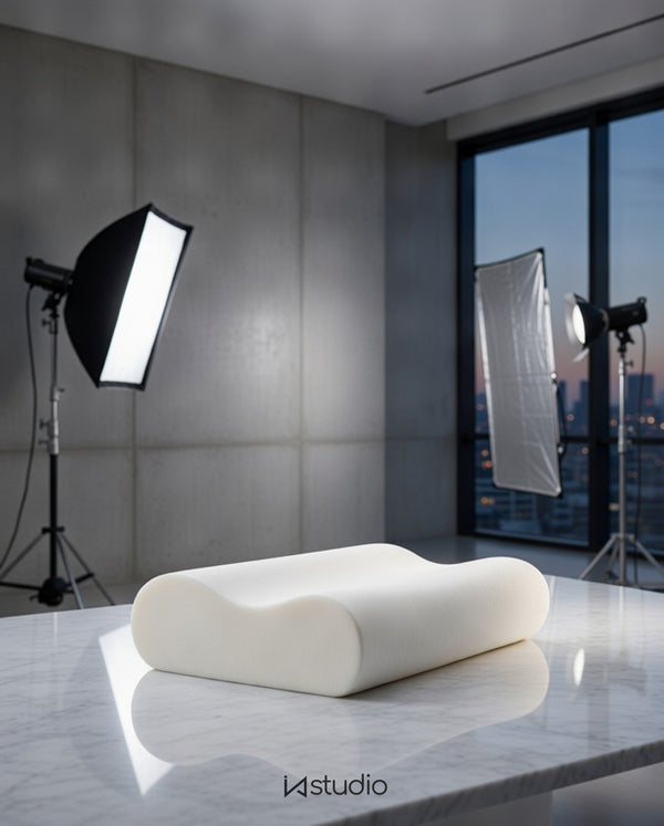 İz Studio Visco Yastık | Hafızalı Visco Sünger | Progressive Pillows | Çift Boyun Destekli