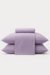 Lila Yastık Kılıfı Seti