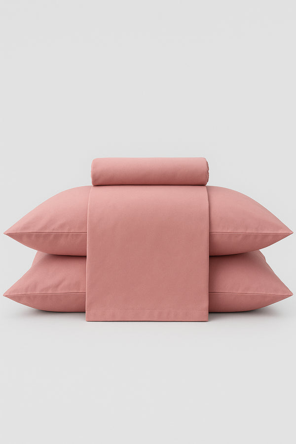 Pembe Yastık Kılıfı Seti