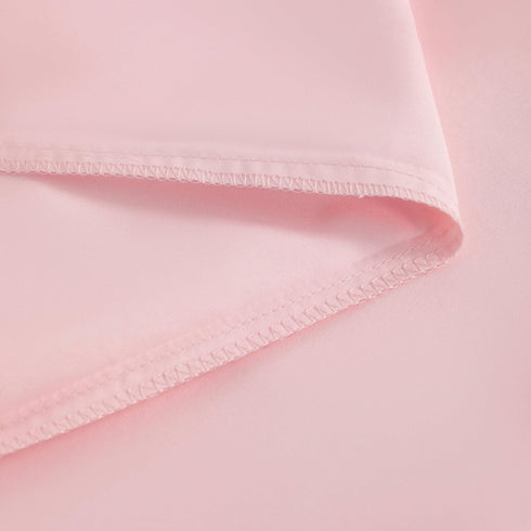 Pembe Pamuklu Bebek Yastık Kılıfı Seti