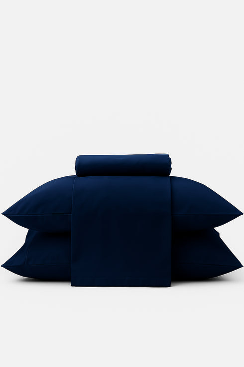 Lacivert Yastık Kılıfı Seti