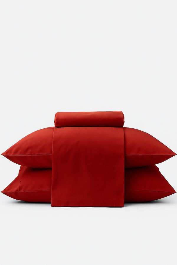 Kırmızı Yastık Kılıfı Seti