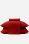 Kırmızı Yastık Kılıfı Seti