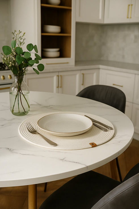 6lı Supla Seti Amerikan Servis Bej