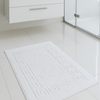 Ayak İz Desenli Banyo Önü Ayak Havlusu
